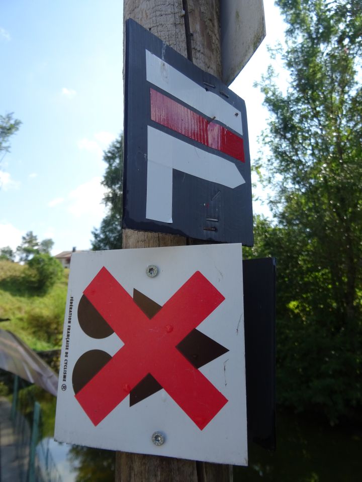 Foncine-le-Haut: místní typy turistických značek